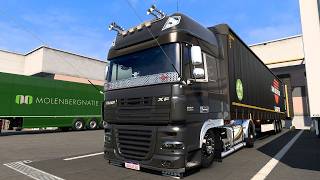 Euro Truck Simulator 2 DAF XF 105 Tuning Truck Mods Real Sound Mods 151 POV Play｜Vanilla Map ＃88 [upl. by Ireland358]