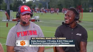 Dabo Swinney on ACC Network Road Trip 081924 [upl. by Okomom]