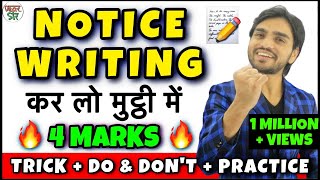 Notice Writing  Notice Writing Format  Notice Writing in Hindi  Class 101112678  In English [upl. by Quigley268]