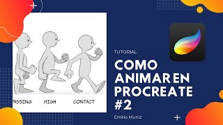 Como Animar en Procreate Tutorial 2 [upl. by Sidonius503]