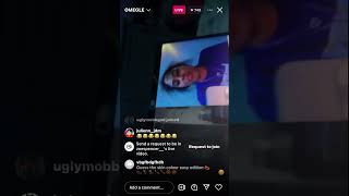 Zoe Spencer instagram live while on Omegle [upl. by Koosis]