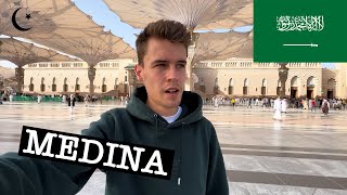 my journey to MEDINA SAUDI ARABIA🇸🇦 رحلتي للمدينة المنورة 🇸🇦 [upl. by Enayr]