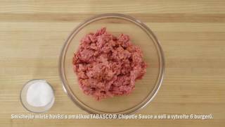 Texaský Rodeo Burger  TABASCO recept [upl. by Oram]