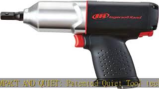 Ingersoll Rand 2135QXPA 12quot Drive Air Impact Wrench Quiet Technology 1100 ftlbs Powerful Nut B [upl. by Binnings]