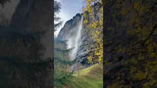 Visiting Jungfrau region Lauterbrunnen valley and its waterfalls 😍 [upl. by Anavoj842]