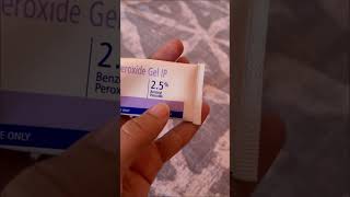 Benzoyl Peroxide Gel Review benzoylperoxide benzacac acneproneskin acnescars [upl. by Jessy26]