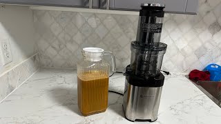 AMZCHEF Slow Juicer DemoReview [upl. by Nikola]