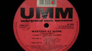 I Cant Get No Sleep MK Mix India Masters At Work UMM Side B1 [upl. by Noy]