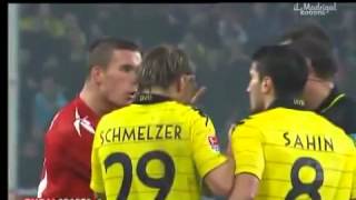 Podolski VS Nuri Sahin [upl. by Eittak633]