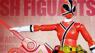 SH Figuarts  Samurai Sentai Shinkenger Shinken Red Kaoru Shiba Review [upl. by Qidas256]