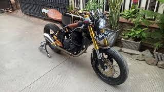 Yamaha scorpio cafe racer by A K Industries [upl. by Rois357]