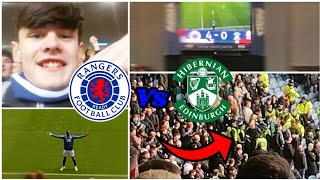 CLEMENT FIRST GAME FANS KICKED OUT  SIMA BRACE  Rangers vs Hibernian [upl. by Prochora]