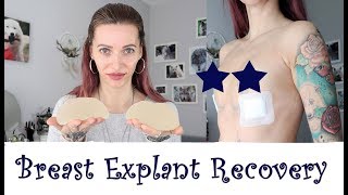 Breast Explant Recovery 👙 With Photos 👙 My Breast Explant Journey Ep5 CC [upl. by Nikolaos461]