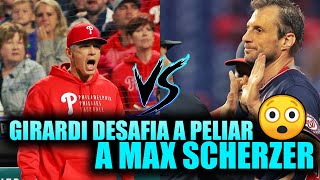 JOE GIRARDI VS MAX SCHERZER  Girardi Desafia A Peliar A Max Scherzer EN MLB [upl. by Boj]