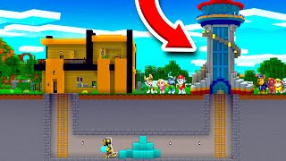 TROLLEO A PAW PATROL CONSTRUYENDO UN TÚNEL SECRETO A LA CASA DE PAW PATROL EN MINECRAFT 😱 [upl. by Raseda]