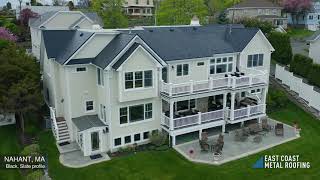 Nahant MA  Black Slate Metal Roof [upl. by Ecnarolf287]