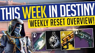 Destiny 2  THIS WEEK IN DESTINY  Exotic Mission BRAVE Weapons Bonus XP amp More  9th April [upl. by Tally]