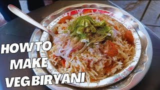 How to make veg biryani 😍  Veg Biryani at homemade 😋  Try our biryani buisness  recipe biryani 😍 [upl. by Yeltsew]