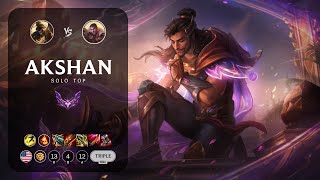 Akshan Top vs Jayce  NA Master Patch 148 [upl. by Dimo]