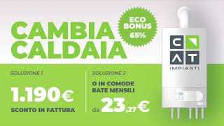 CAMBIA CALDAIA con ECOBONUS 65 [upl. by Niemad429]