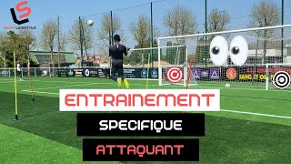 Entrainement SPÉCIFIQUE ATTAQUANT 5 Exercices pour améliorer sa Finition devant le but 🎯 [upl. by Anoved783]