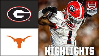 Georgia Bulldogs vs Texas Longhorns  Full Game Highlights  ESPN College Football [upl. by Halbeib316]