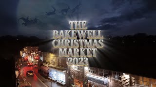 In amp around Bakewell Derbyshire UK during the Christmas Market 2023 with DJI mini 4 pro drone 4K [upl. by Neersan]