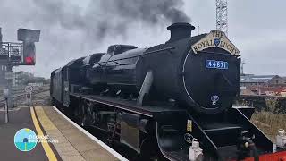 Steam Locomotive 44871  The Royal Dutchy  Bristol Temple Meads  September 2024 [upl. by Neeron280]