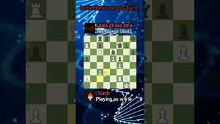 Leela chess zero Vs Torch  intelligent chess game [upl. by Gunas]