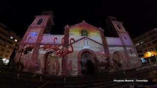 Videomapping navideño alegórico a Torrevieja [upl. by Anayhd314]