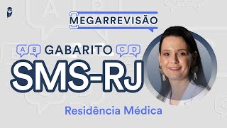 Gabarito SMSRJ Residência Médica 2024  Correção de Prova ao vivo [upl. by Mahgirb]