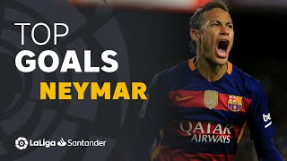 TOP 25 GOALS Neymar en LaLiga Santander [upl. by Barram]