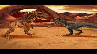 Acrocanthosaurus vs Tyrannosaurus Rex [upl. by Nitniuq]