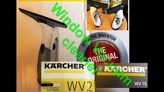 KÄRCHER Window vacuum cleaners WV75 Plus WV2 Premium [upl. by Niliac]