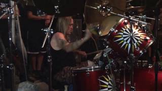 Nicko McBrain  Number of the Beast  Nickos Restaurant Up close and personal [upl. by Claretta]