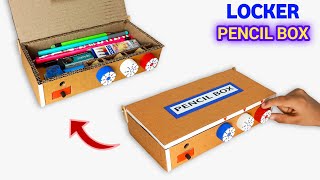 Locker Pencil box  how to make pencil box [upl. by Allistir]