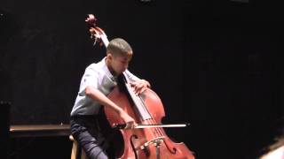 Braden Age 13  Double Bass  Dragonetti Concerto in G Maj [upl. by Croft]