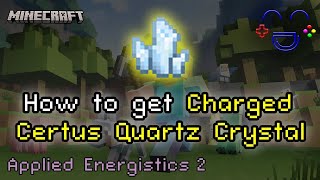 How to Make Charged Certus Quartz Crystal  Applied Energistics 2 Minecraft 118 [upl. by Michon]