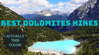 Best Dolomites Hikes Lago Di Sorapis Hike Guide [upl. by Marozas941]