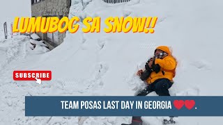 Last Day In GEORGIA  lumubog sa SNOW l Teamposas [upl. by Arymas]