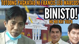 FRANCIS LEO MARCOS BINISTO NG NBI KAY TULFO flm francisleomarcos marcos [upl. by Doraj]