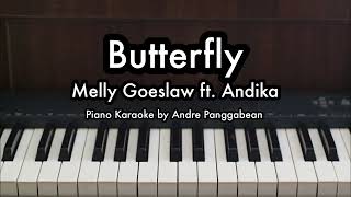 Butterfly  Melly Goeslaw ft Andika  Piano Karaoke by Andre Panggabean [upl. by Roleat]