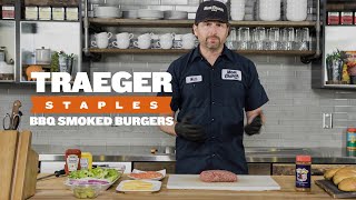 How to Grill Burgers with Matt Pittman from Meat Church BBQ  Traeger Staples [upl. by Yolane]