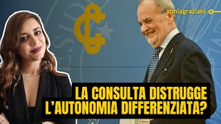 AUTONOMIA DIFFERENZIATA la decisione che potrebbe bloccare tutto [upl. by Eidissac]