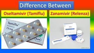 Difference between Oseltamivir Tamiflu and Zanamivir Relenza [upl. by Nnek484]