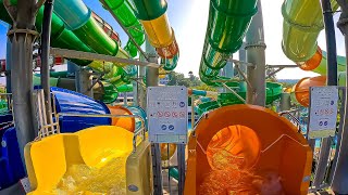 Kamikaze Waterslide at Aquajoy Waterpark  Manavgat Antalya Turkey [upl. by Irianat]