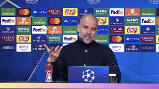 JUVE  MANCHESTER CITY 20 Guardiola quotil futuro è della Juventusquot Conferenza [upl. by Osmund100]