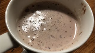 How to make hot chocolate frothy Frothy and not frothy [upl. by Lim]