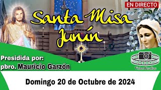 MISA HOY Domingo 20 de octubre Santuario Nuestra Señora Del Rosario de Junín [upl. by Oetsira4]