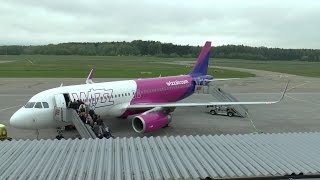 HD Wizz Air Airbus A320WL arrival amp departure at Friedrichshafen Airport  01052016 [upl. by Kallista70]